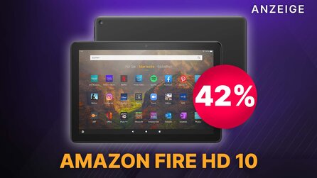 Amazon Fire HD 10 Tablet mit Full HD-Display + Octa Core-Prozessor jetzt mit 42% Rabatt supergünstig im Angebot
