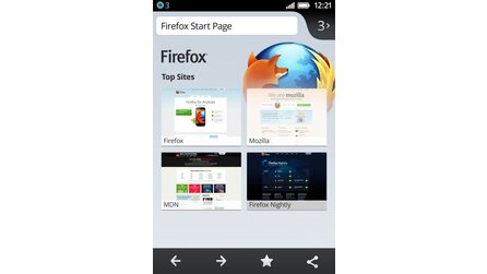 Firefox OS - Screenshots der Oberfläche