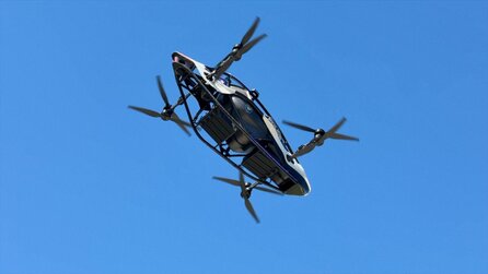In Florida patrouilliert die Polizei jetzt per Drohne: Sie ist einsitzig und 101 kmh schnell, fliegt aber nur 20 Minuten