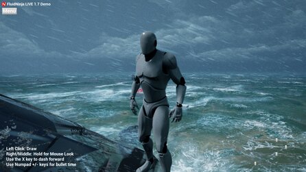 FluidNinja Live - Screenshots aus der beeindruckenden Techdemo