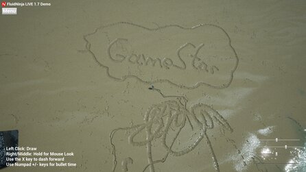 FluidNinja Live - Screenshots aus der beeindruckenden Techdemo