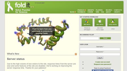 Foldit - PC-Spieler helfen AIDS-Forschung