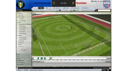 Football Manager 2009 - Erste Screenshots zum Manager