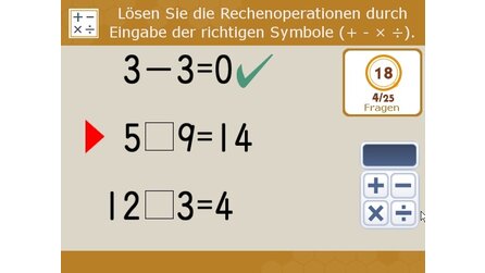 Gehirn Joggen mit Dr. Kawashima - Minispiele