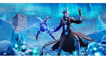 In Fortnite tobt ein Schneesturm und die Spieler rätseln, was das bedeutet