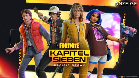 Fortnite Pacific Break mit Kill Bill + Marty McFly: Alles zum neuen Chapter und wie ihr eine MSI GeForce RTX 5080 gewinnen könnt!
