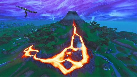Opfer für den Lava-Gott - Fortnite-Spieler füttern den Vulkan, um ihn zum Explodieren zu bringen?