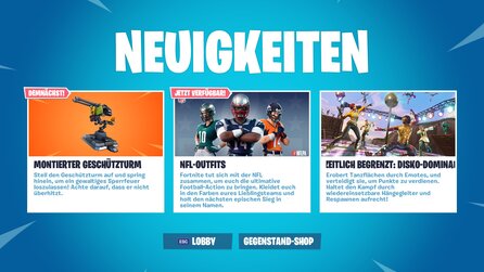 Fortnite - Geschützturm kommt ins Spiel, feuert aber nicht automatisch