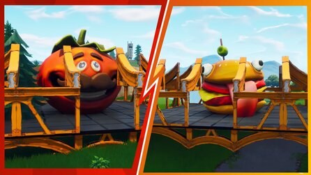 Fortnite - Änderungen an Essensschlacht: Maskottchen und Geschütztürme generft