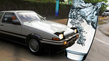 Das beste Easter Egg in Forza Horizon 6 ist ein physikalisch korrekter Wasserbecher