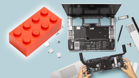 Ein Notebook mit Klemmbausteinen erweitern: Bastler lässt euch auf die Spitze treiben, was den Framework-Laptop sowieso schon besonders macht