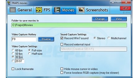 Fraps 3.2.3 - Neueste Verson zum Download bereit