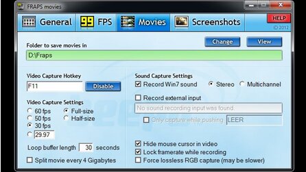 Fraps - Screenshots
