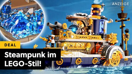 LEGOs Konkurrenz fährt Volldampf voraus! Protzige Steampunk-Sets mit genialen Features machen Land und Meer unsicher!