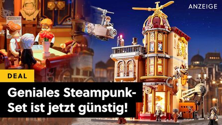 Weigert sich LEGO so ein Set rauszubringen? Zum Glück traut sich die Konkurrenz an Steampunk ran und ist im Amazon-Angebot noch richtig günstig!