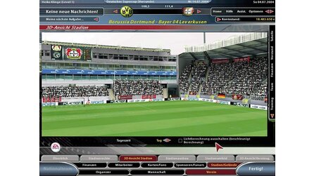 Fussball Manager 2005 - Erstes Update verfügbar
