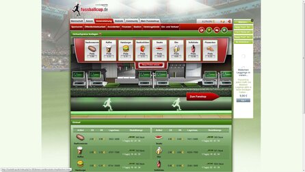 Fussballcup.de - Screenshots