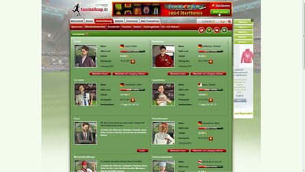 Fussballcup.de - Screenshots