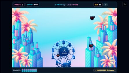 Teaserbild für FYNG City Ninja Hunt - Die Ninjas besetzen die FYNG City! Triff sie, bevor sie wieder in Deckung gehen.