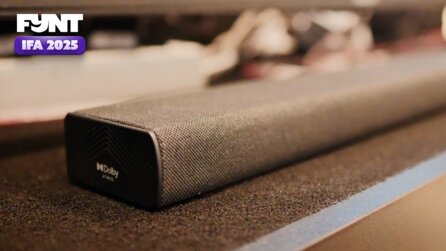 Nur 3,6 cm hoch, aber mit Dolby Atmos: Diese ultraflache Soundbar hat mich beeindruckt
