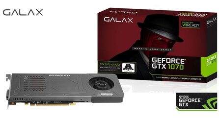 Galax Geforce GTX 1070 Katana - Extrem flach dank Kompaktkühler
