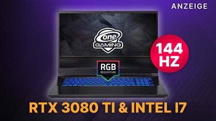 RTX 3080 Ti, Intel i7 + 32 GB RAM: 144Hz Gaming Laptop bei Galaxus mit 52 Prozent Rabatt enorm reduziert