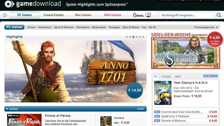 Gamedownload.de - Neues Download-Portal für Budget-Spiele