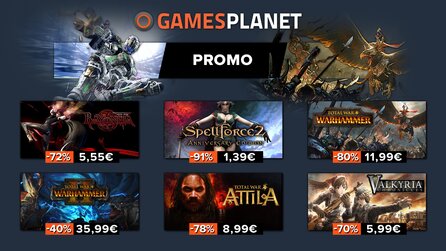 Wochenenddeals bei Gamesplanet - Epische Strategie reduziert, Total War Warhammer für 11,99€