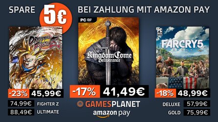 Gamesplanet - 5-Euro-Rabatt für Far Cry 5, Dragon Ball FighterZ und Kingdom Come: Deliverance