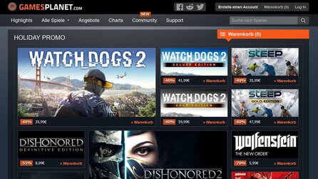 Gamesplanet Holiday Sale - Billiger als im Steam Sale