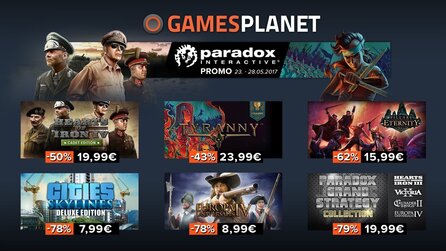Paradox-Sale bei Gamesplanet - Steel Division, Hearts of Iron und Europa Universalis im Angebot