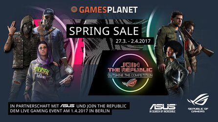 Spring Sale bei Gamesplanet - Dishonored 2, Die Zwerge, For Honor und mehr