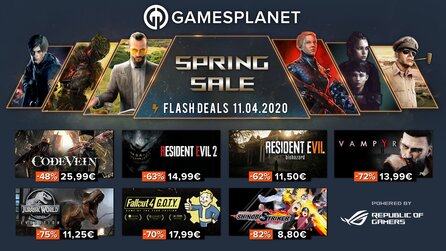 Spring Sale mit Resident Evil 7 und Jurassic World Evolution [Anzeige]