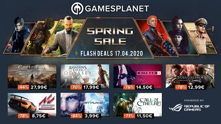 Spring Sale mit Assassins Creed Odyssey und Soul Calibur 6 [Anzeige]