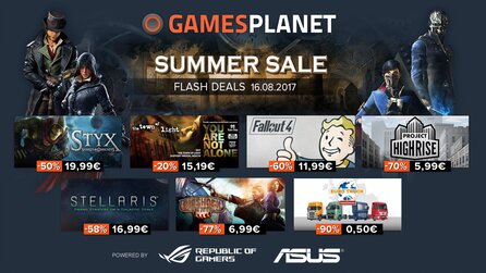 Gamesplanet Summer Sale 2017 - Darksiders, Assassin’s Creed und The Town of Light