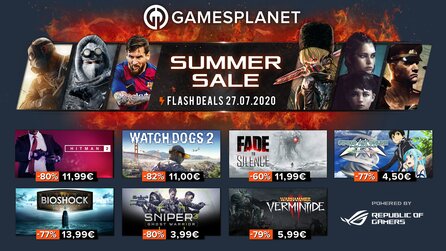 Summer Sale mit Watch Dogs 2, BioShock und Hitman 2 - Gold Edition [Anzeige]