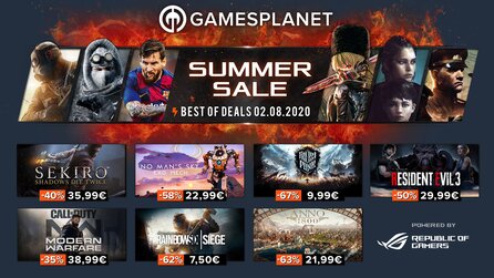 Großes Finale des Summer Sales mit Sekiro, Anno 1800 und CoD: Modern Warfare [Anzeige]
