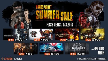 Summer Sale bei Gamesplanet - Skyrim, Dark Souls und Dragon’s Dogma im Angebot