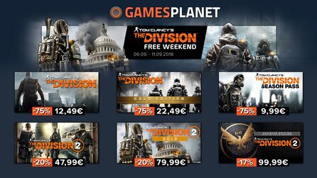 The Division-Sale bei Gamesplanet - Kauft Teil 1 für 12,49€ oder bestellt Teil 2 für 47,99€