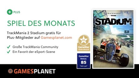 Das beliebteste PC-Rennspiel - TrackMania² Stadium für Plus-Mitglieder
