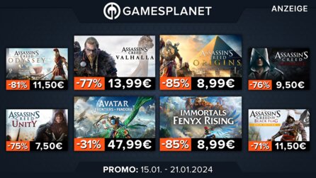 Bis zu 80% Rabatt auf Ubisoft-Titel: Schnappt euch jetzt Avatar: Frontiers of Pandora und Co.!