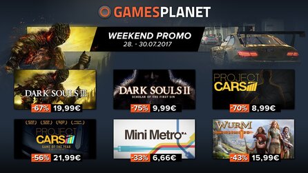 Dark Souls 3 + Project CARS - Gamesplanet-Angebote und Bonus für Plus-User