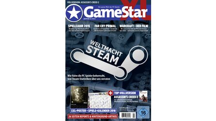 GameStar 0116 - ab dem 30.12. am Kiosk - Wie Steam alles verändert hat