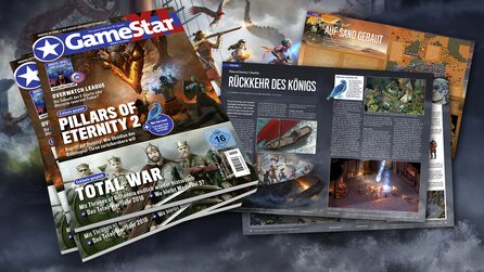 Die neue GameStar ab dem 21.02. im Handel - Mit dem neuen Pillars und dem neuen Total War