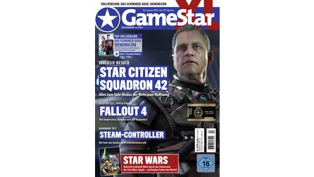GameStar 1215 - ab sofort am Kiosk - Exklusive Infos über die Solokampagne von Star Citizen