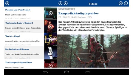 GameStar-App - Bilder zur neuen iOS- und Android-App