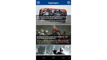 GameStar-App - Bilder zur neuen iOS- und Android-App