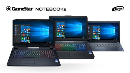 ONE GameStar-Notebooks - Starke Gaming-Notebooks mit Intel Core i7-7700HQ und neuen GeForce-Grafikkarten
