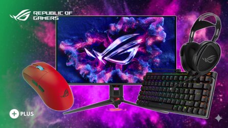 Nur bis Samstag: Gewinnt ein fettes Hardware-Bundle von ASUS ROG im Wert von 3.000€ – exklusiv für Plus-User