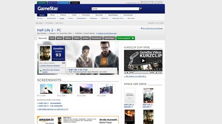 GameStar.de - Artikel- und Spieleseiten in neuem Design